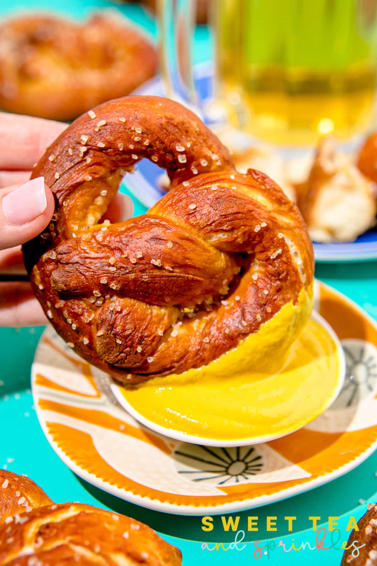 Homemade Pretzels with Dip