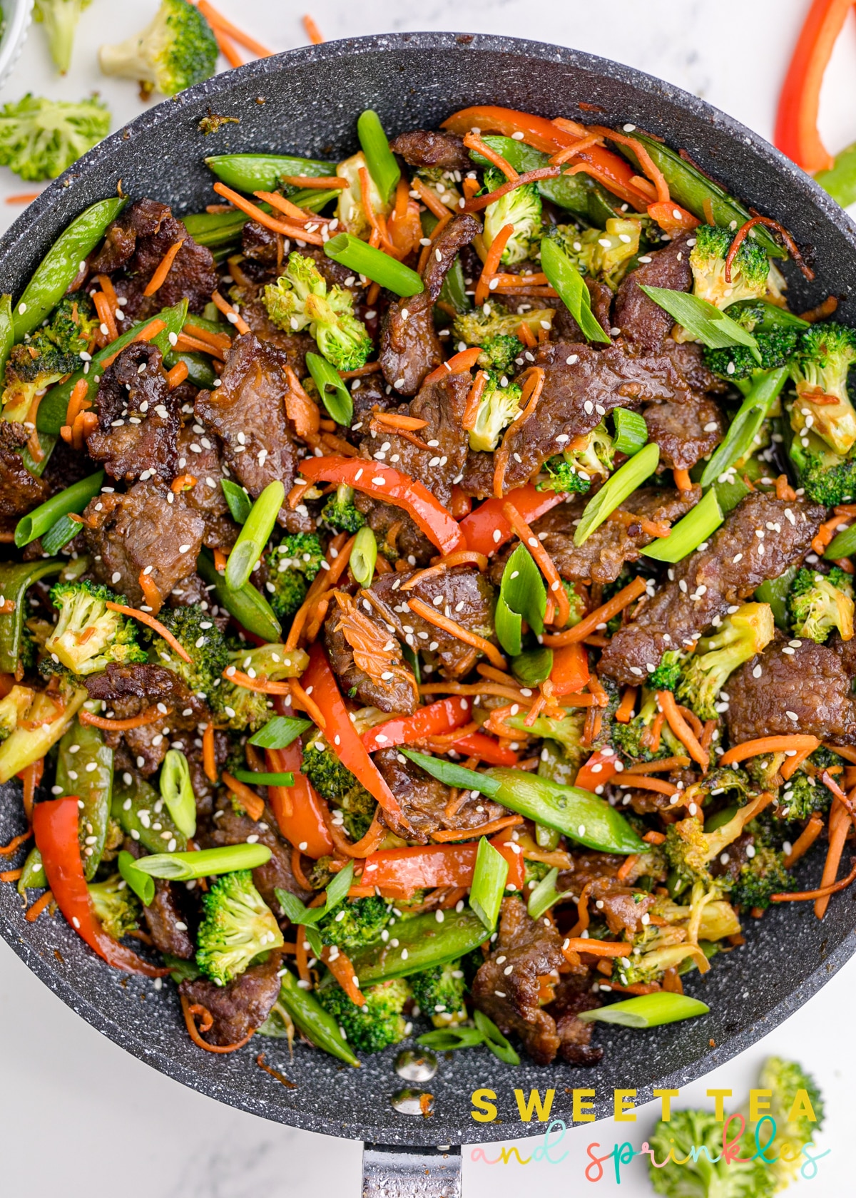 Easy Beef Stir Fry - Sweet Tea and Sprinkles