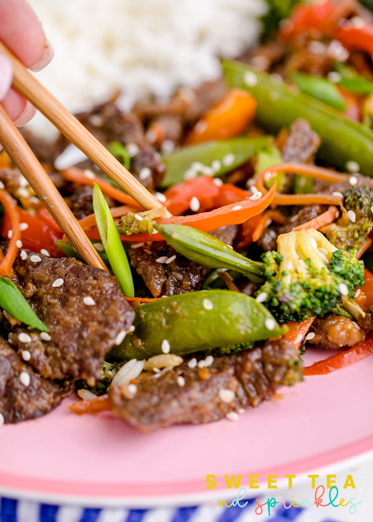 Easy Beef Stir Fry - Sweet Tea and Sprinkles