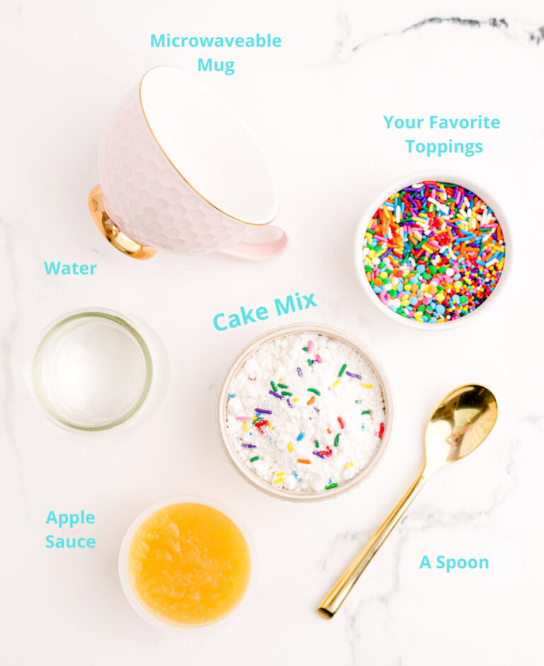 Best & Easiest Mug Cake Recipe with Cake Mix