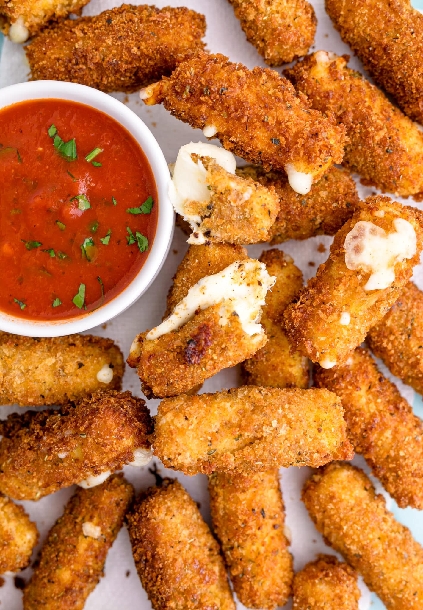 Homemade Mozzarella Sticks - Sweet Tea and Sprinkles