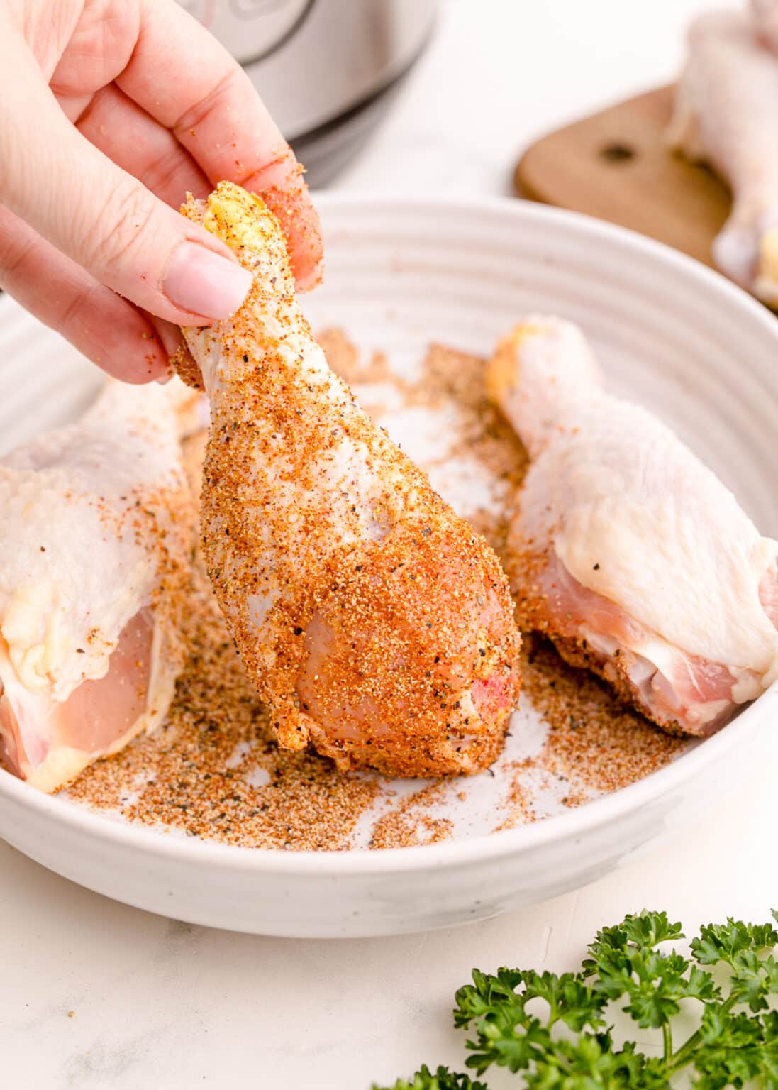 Crispy & Tender Instant Pot Chicken Legs - Sweet Tea and Sprinkles