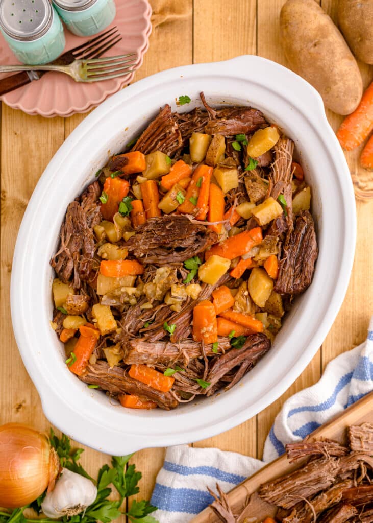 Rump Roast in the Crock Pot - Sweet Tea and Sprinkles