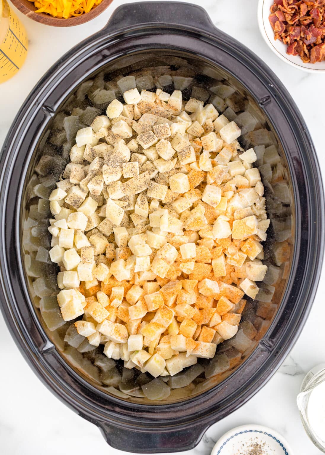 Crockpot Potato Soup with Hashbrowns - Sweet Tea and Sprinkles