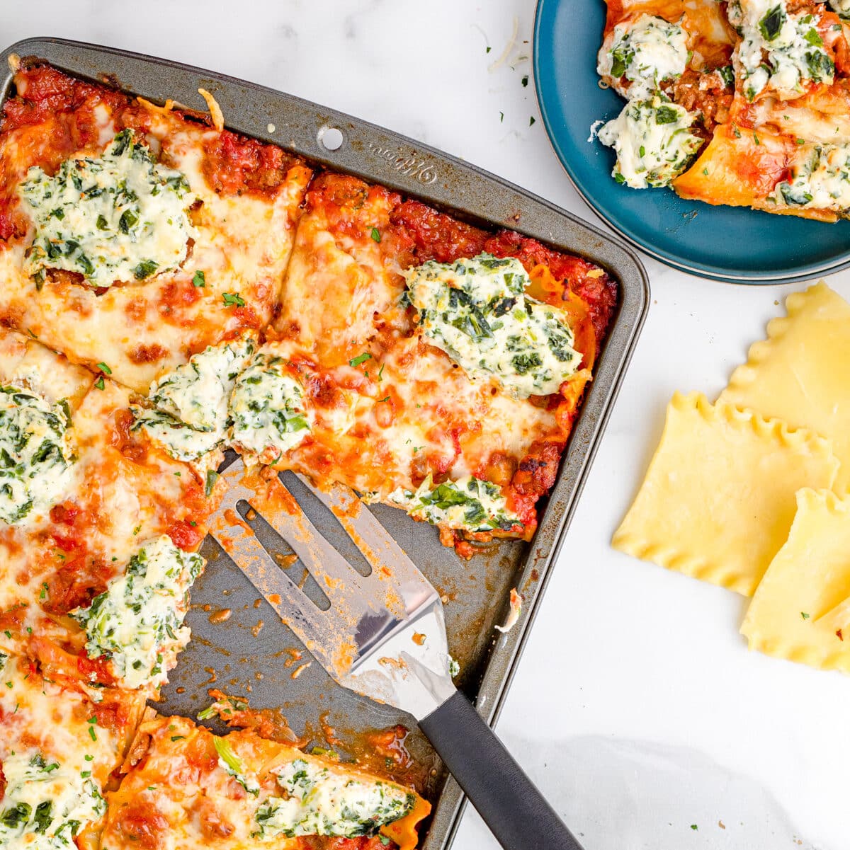 Sheet Pan Lasagna (Viral TikTok Recipe!)