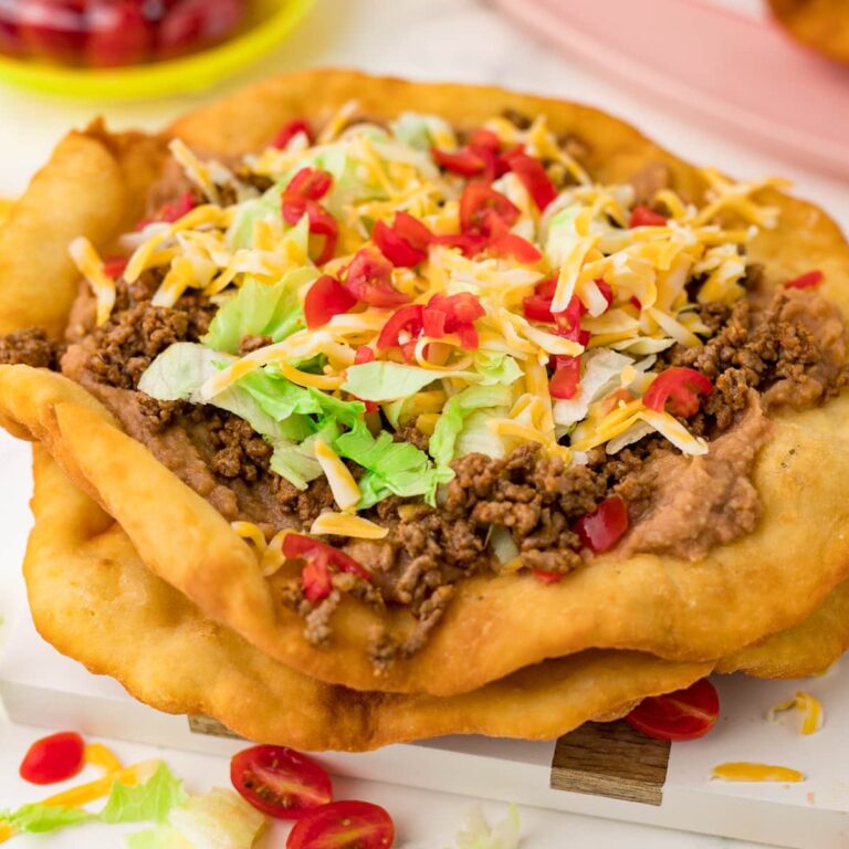 Fry Bread Tacos - Sweet Tea And Sprinkles