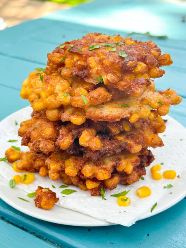 Corn Fritters Sweet Tea and Sprinkles