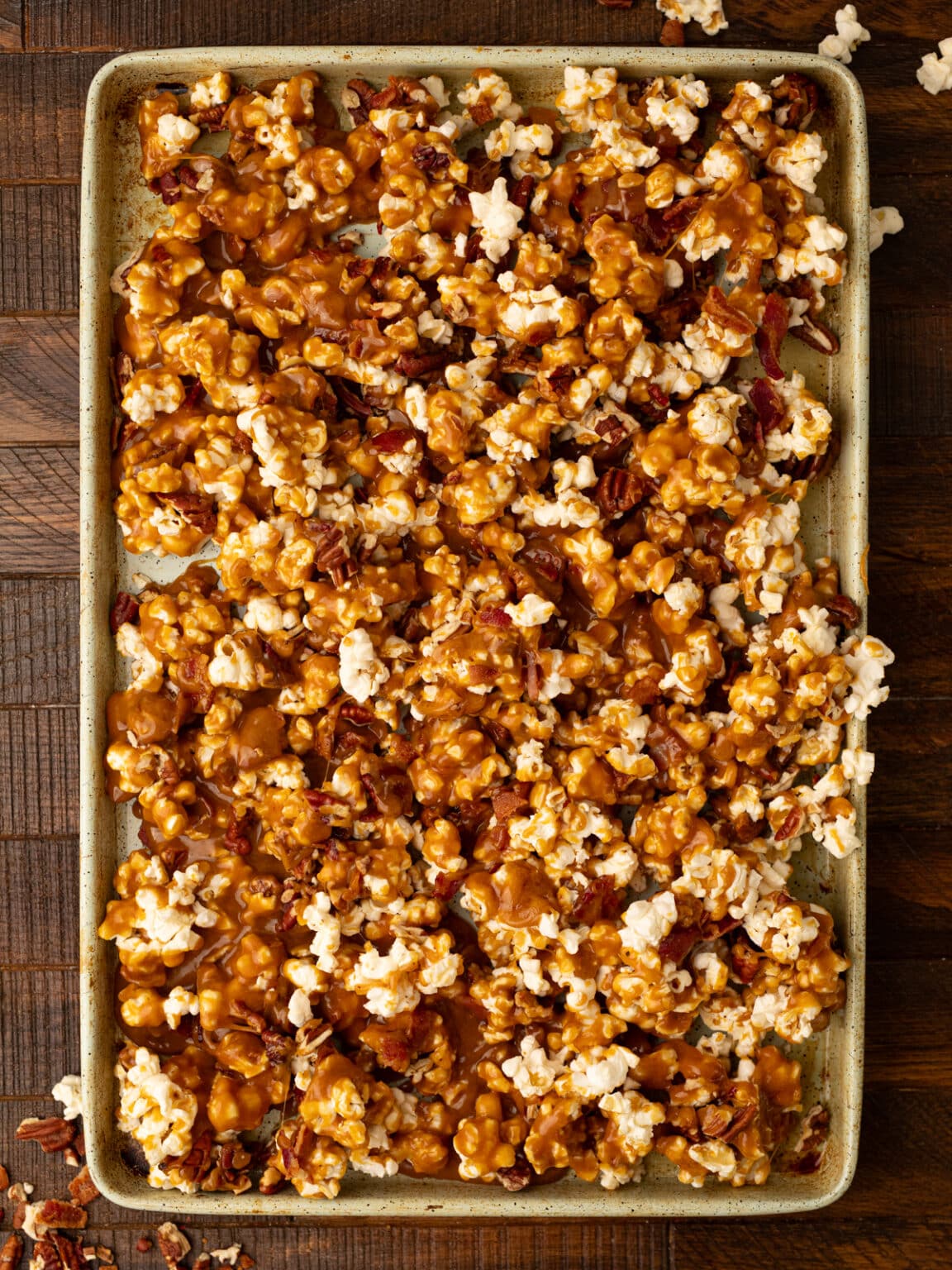 Popcorn Felling Caramel Bacon Popcorn - Sweet Tea and Sprinkles