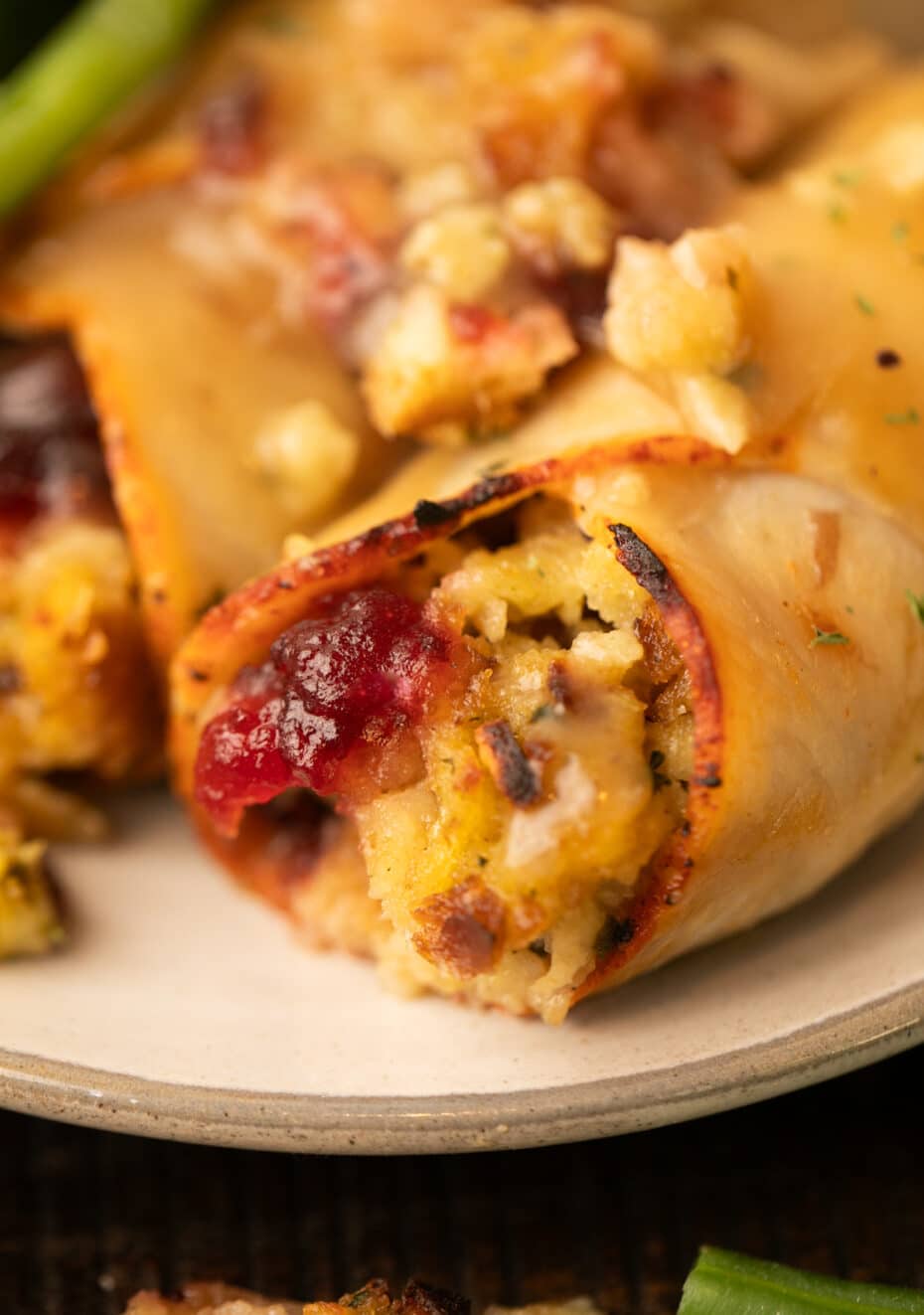 Turkey & Stuffing Roll Ups - Sweet Tea And Sprinkles