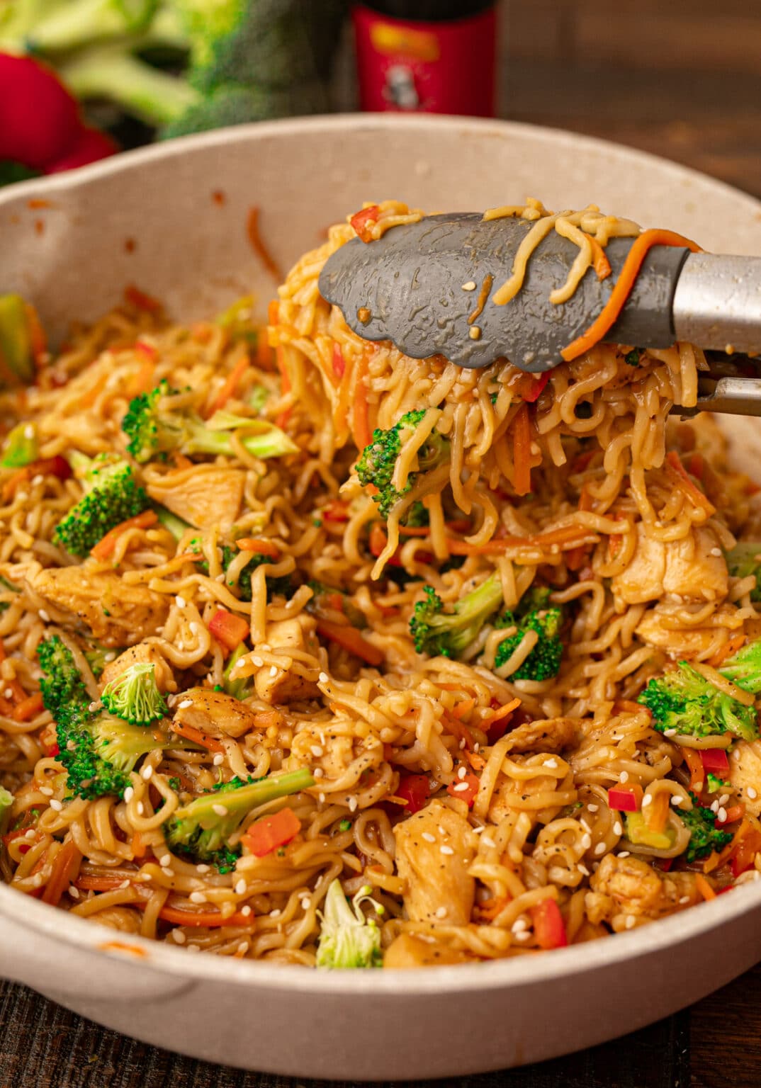 Chicken Ramen Stir Fry - Sweet Tea and Sprinkles