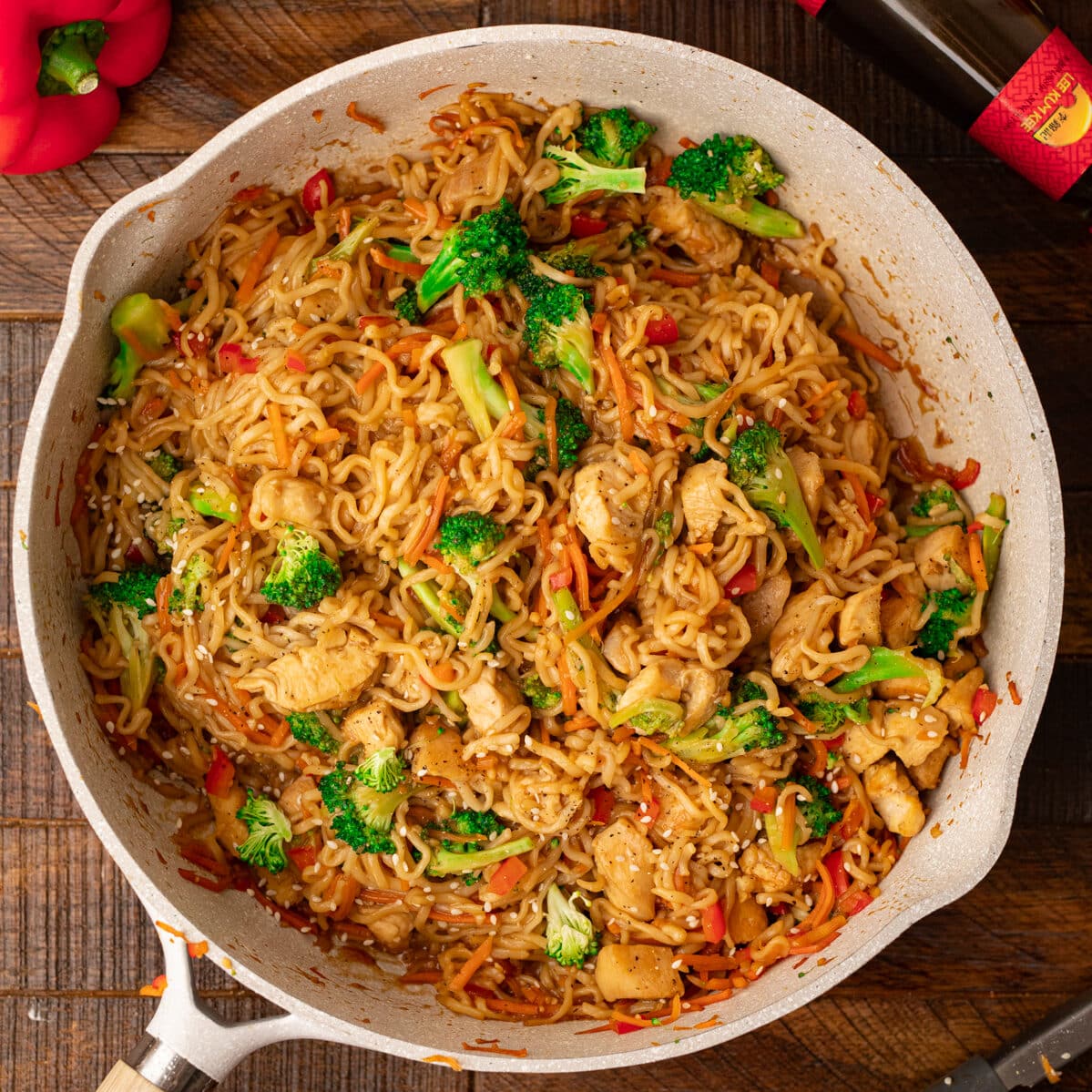 Chicken Ramen Stir Fry - Jo Cooks