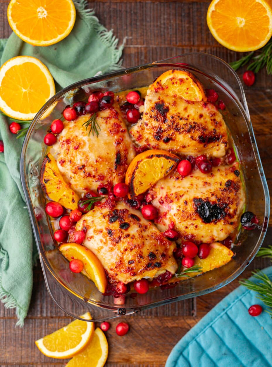 Orange Cranberry Chicken - Sweet Tea and Sprinkles