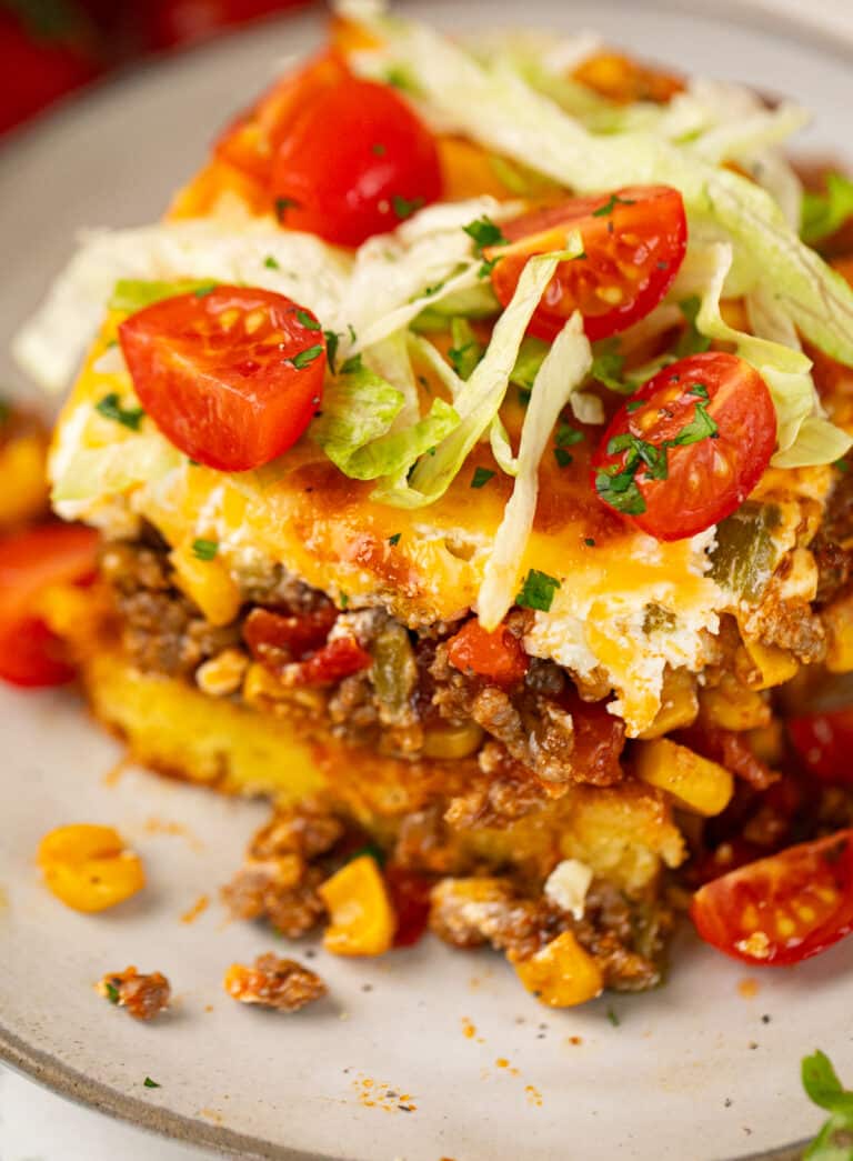 Jiffy Cornbread Taco Bake - Sweet Tea and Sprinkles