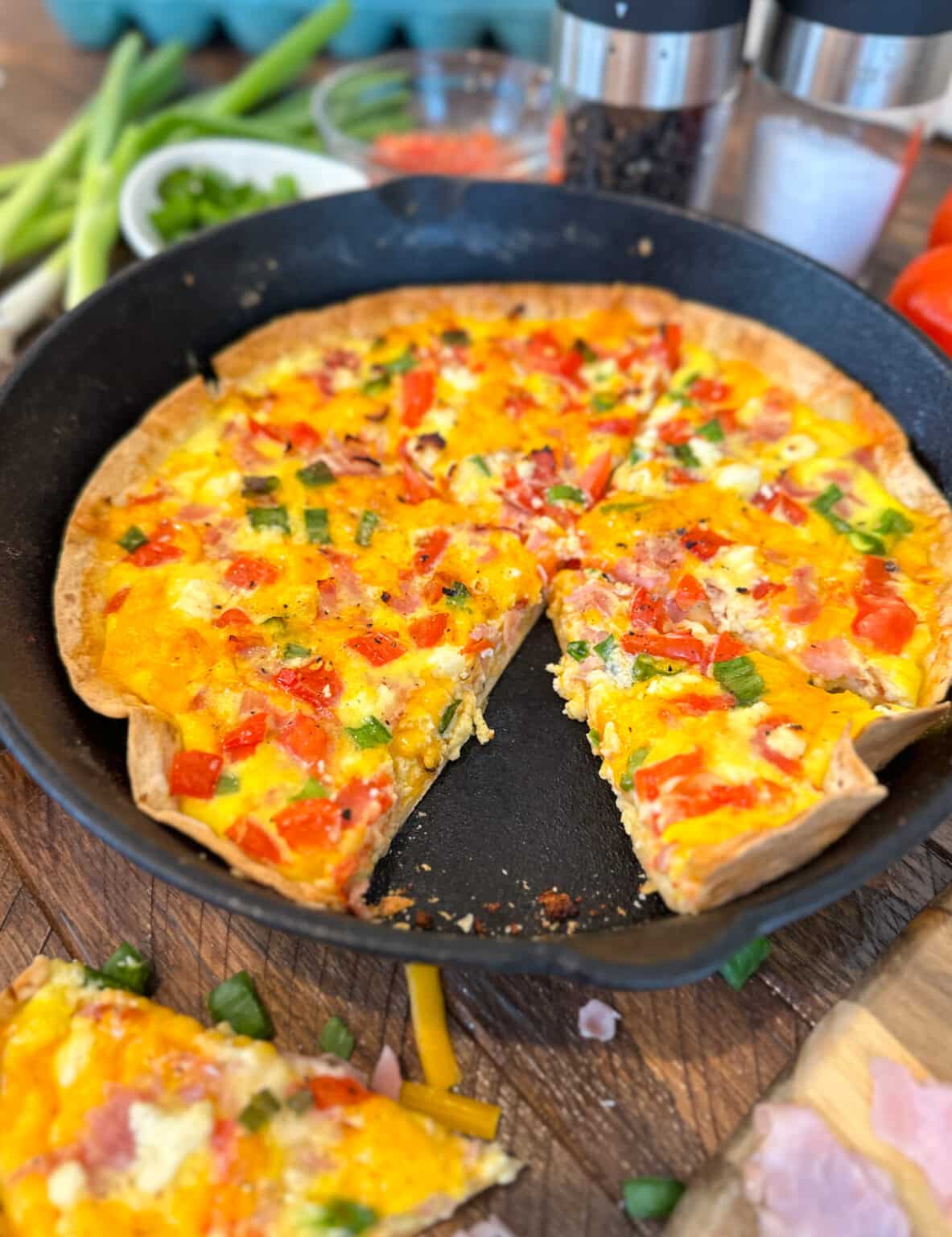 Tortilla Egg Bake - Sweet Tea and Sprinkles